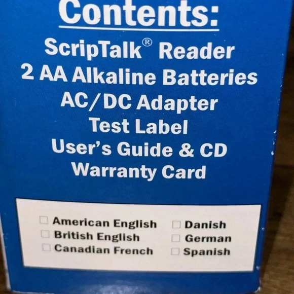 NWT SCRIPT TALK STATION Talking Prescription Medicine Meds RX Station - Picture 11 of 16